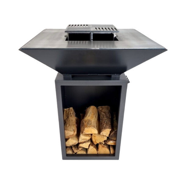 Brasero Rabelais 80 Acier Noir