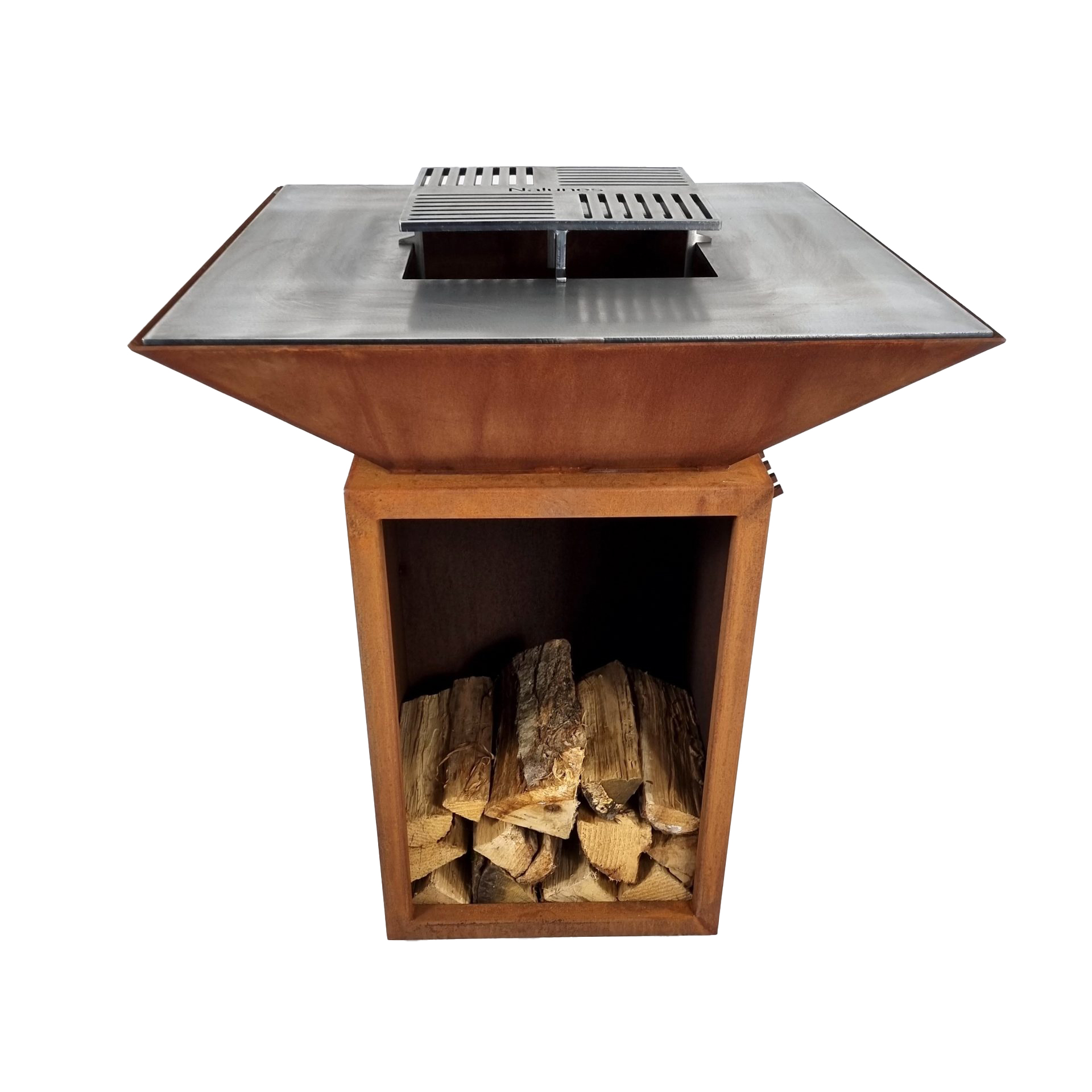 Brasero Rabelais 80 Acier Corten