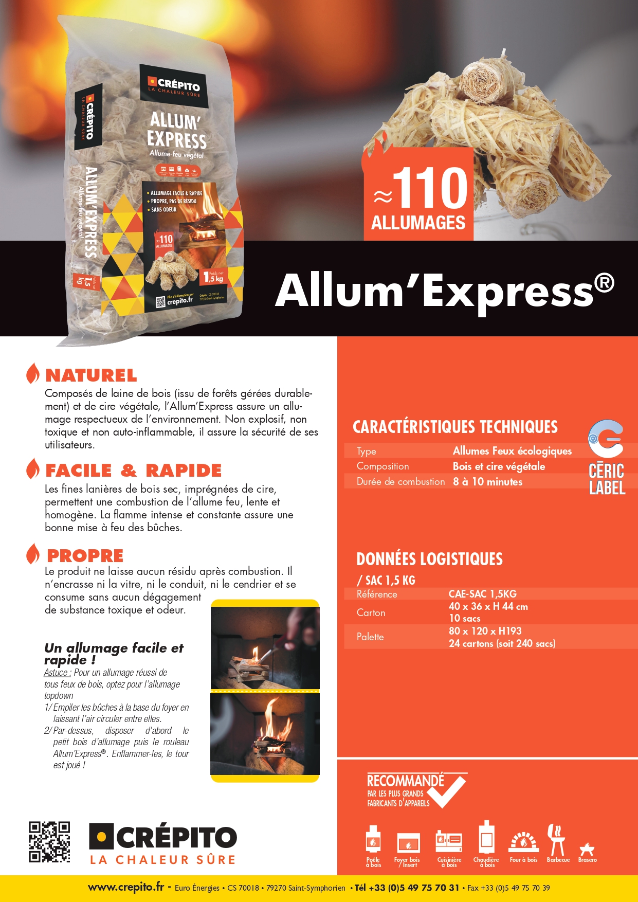 Allume feu, Allum' express Crépito – Image 2