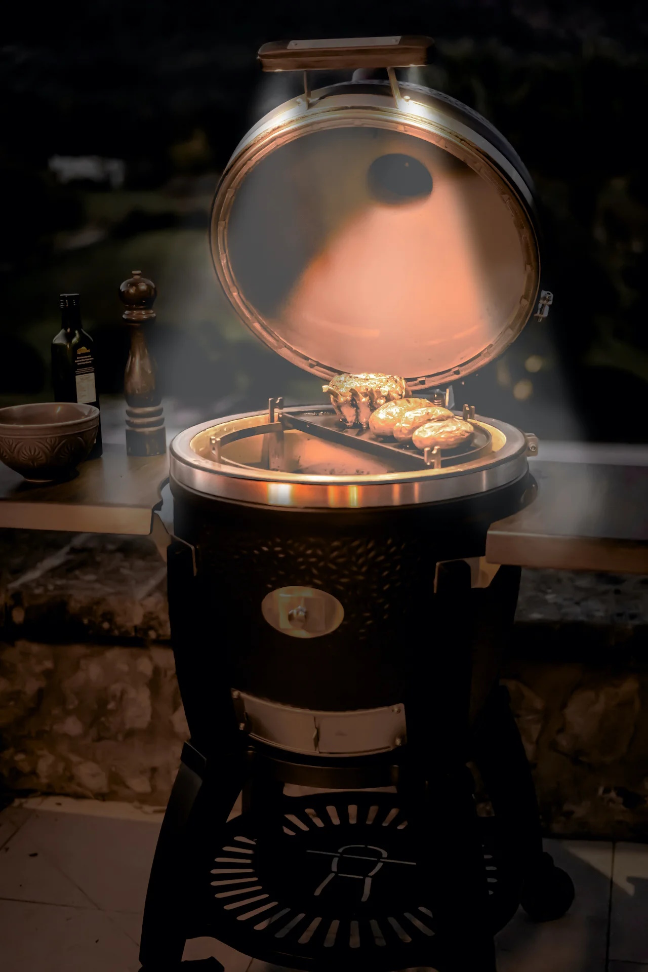 Kamado Monolith - AVANTGARDE 55 + Chariot – Image 3