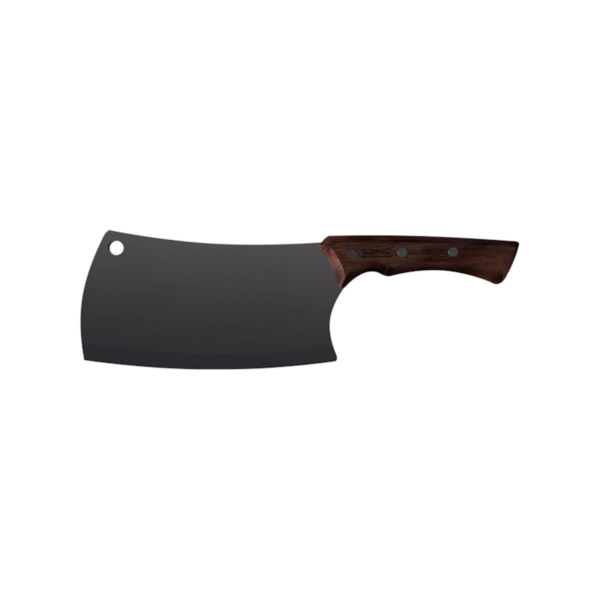 Feuille de boucher black 17,5 cm 1 pc inox et bois