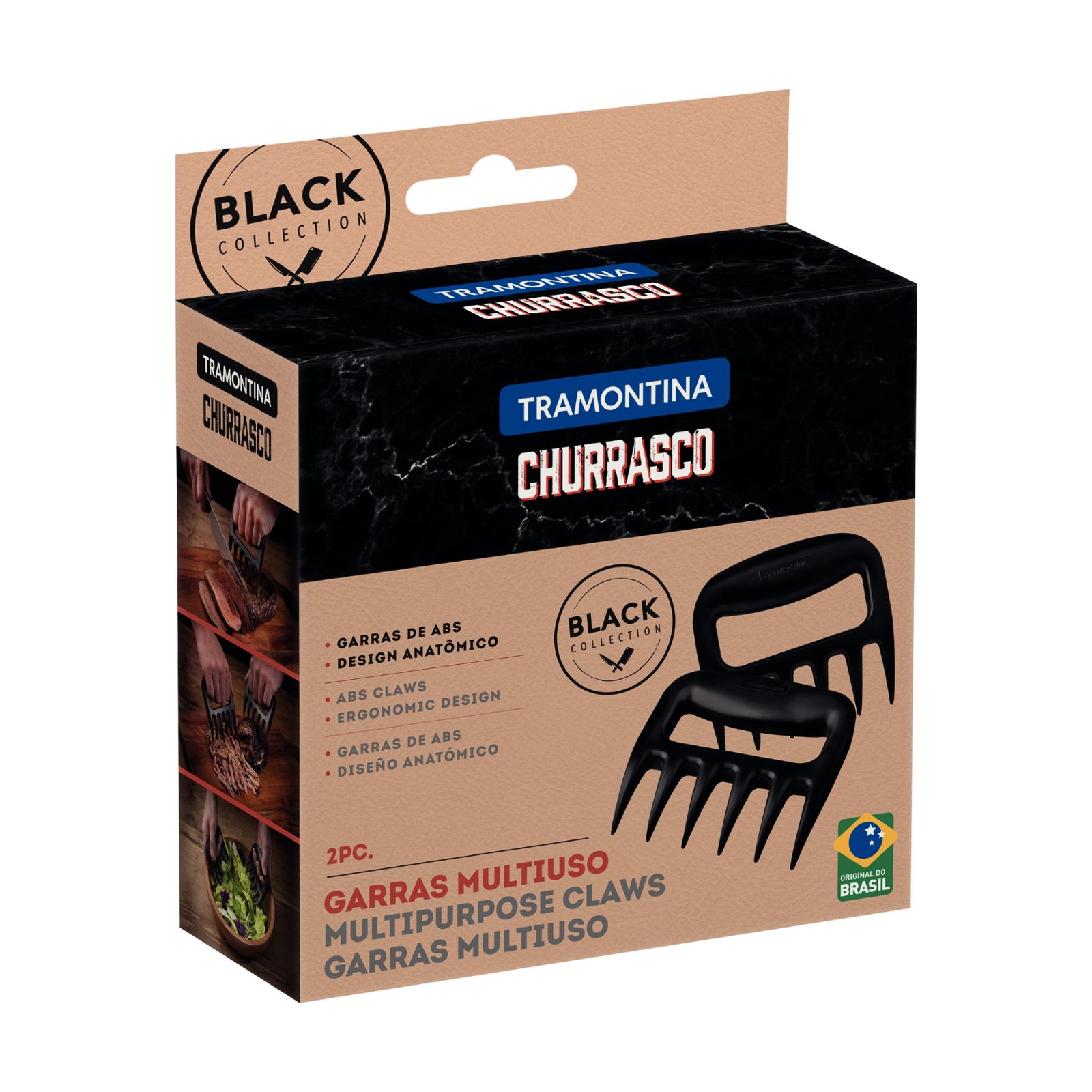 Griffe Ours Black 2 pcs. Plastique – Image 5