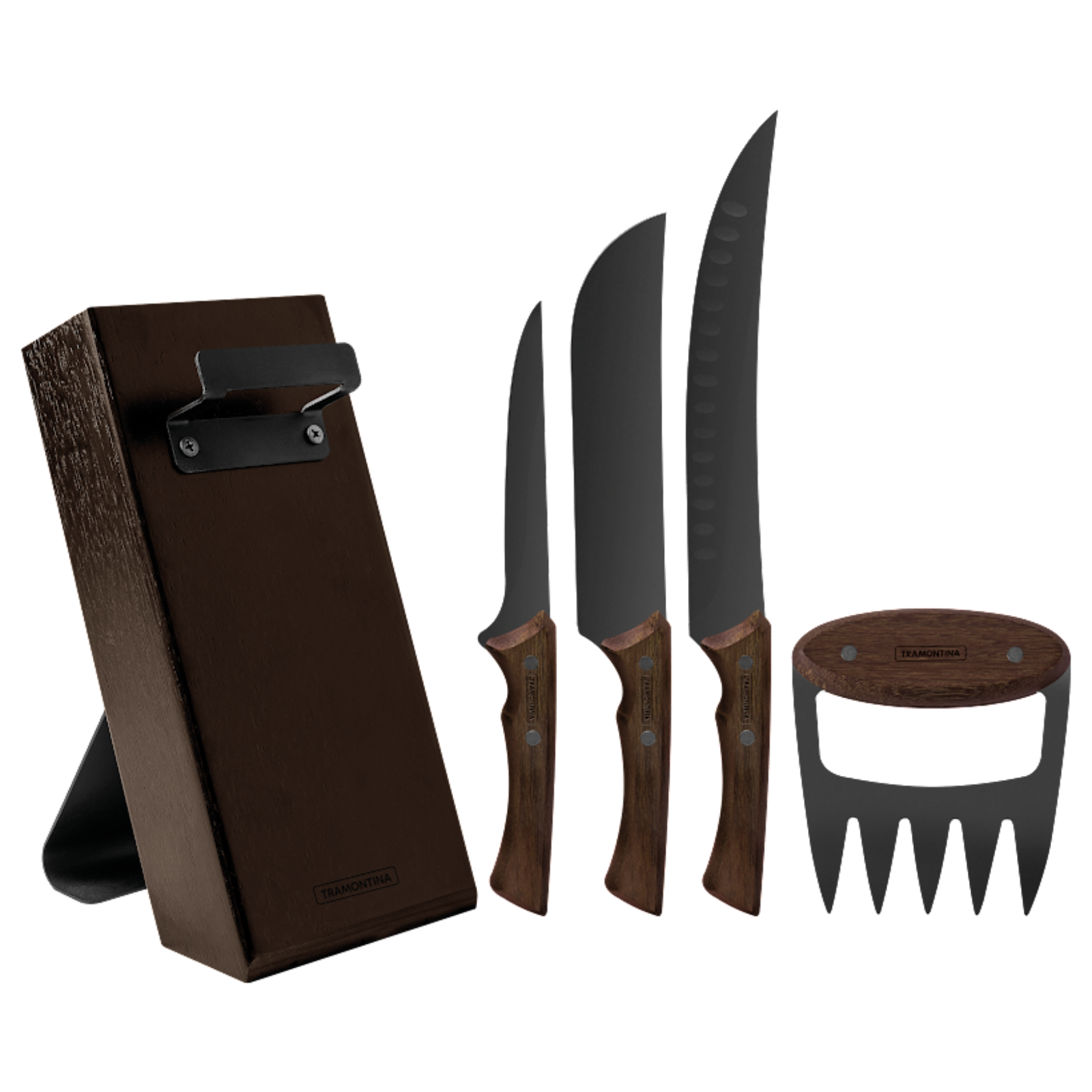 Bloc de couteaux Black. 5pcs. Inox – Image 2