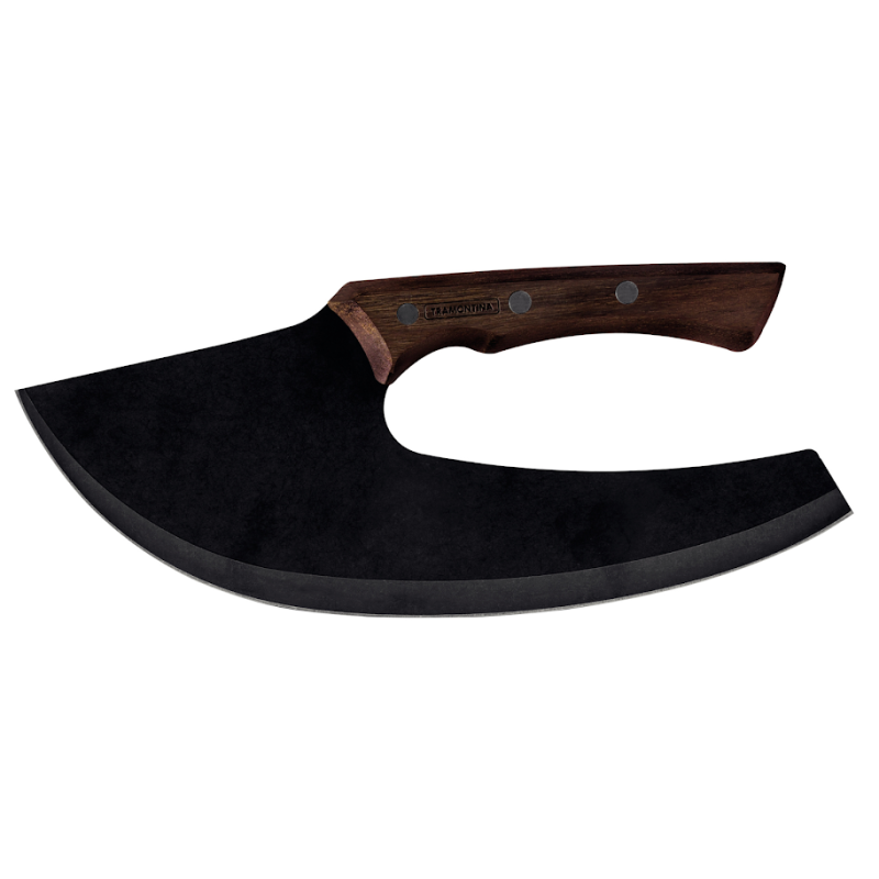 Couteau à pizza et viande VIKING black 27cm 1 pc. Inox et bois