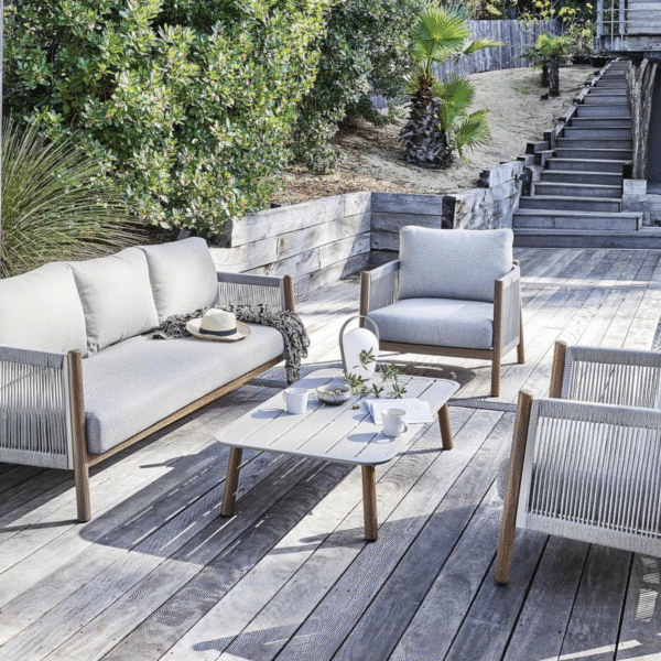 Set DERIVEUR avec 2 Fauteuils 1 Canapé 3 places et 1 Table basse
