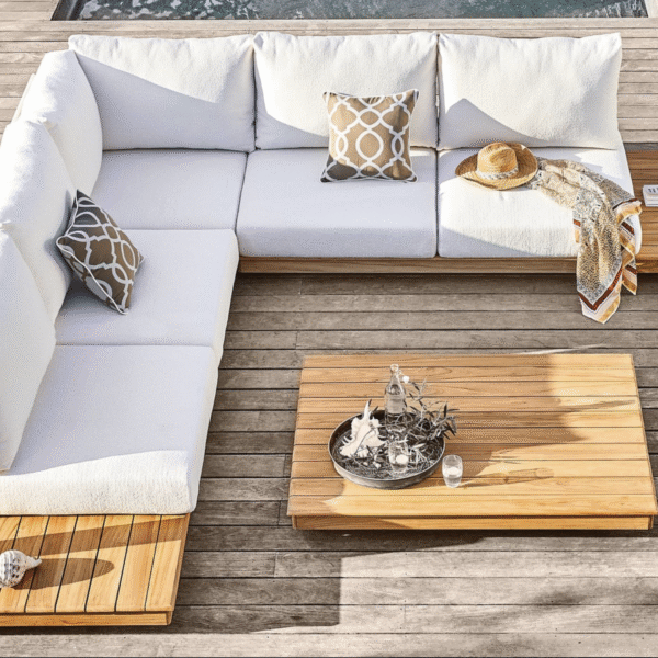 Set NEWCASTLE  Méridiennes D/G + angle +1 table basse