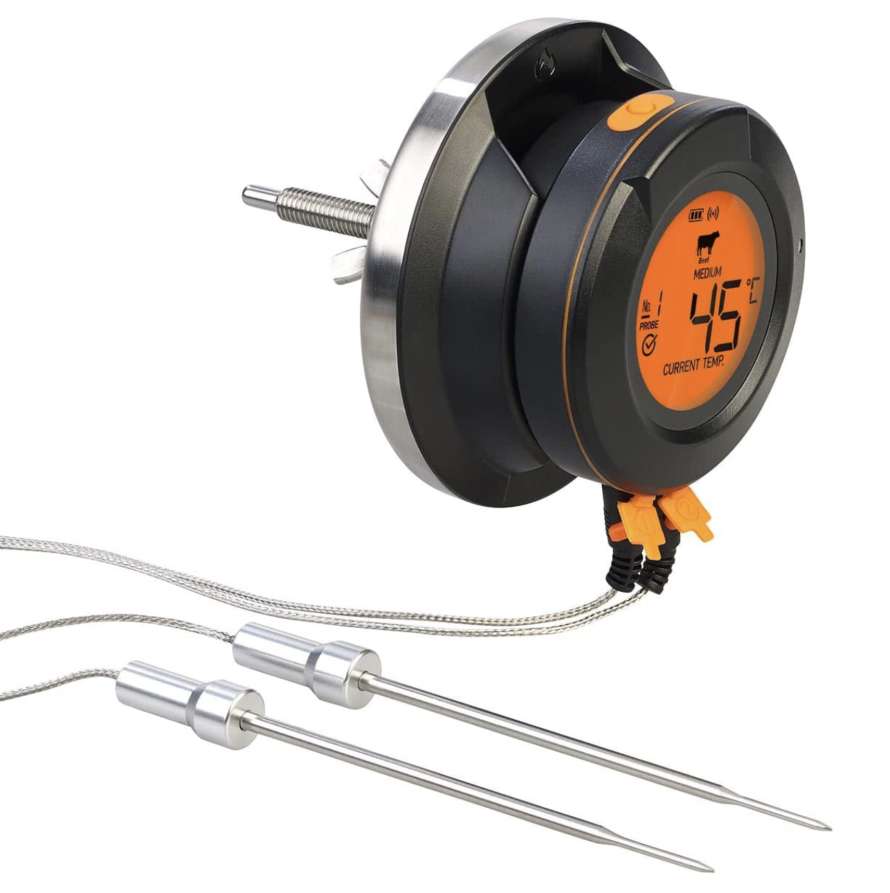 Thermomètre numérique intelligent pour grillades avec 2 capteurs – Image 3